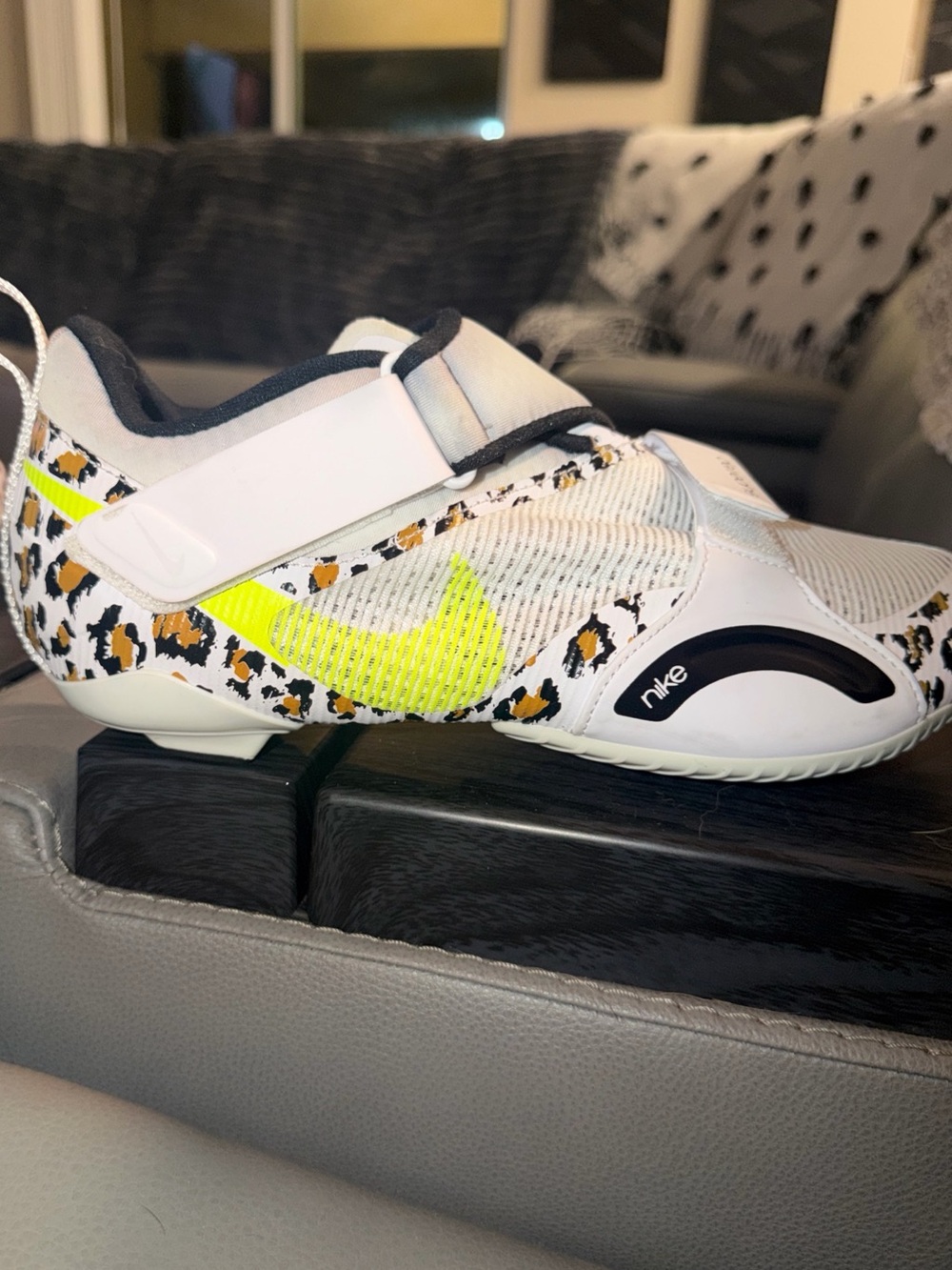 Nike SuperRep Cycle Peloton Shoes US 9 Animal Print CJ0775-177